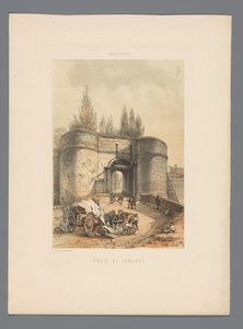 Brána Tongerse v Maastrichtu Porte de Tongres (název na objektu) Monuments de Maastricht (název série)
