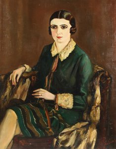 Portrét Lilya Brik 1891-1978, 1921 od Alexander Silins