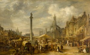 A Scotch Fair, c.1834 (olej na panelu) od Alexander Snr Fraser
