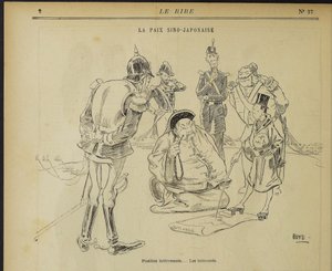 Čínsko-japonský mír, zajímavá pozice. Zájemci. Od: Le Rire, 11. května 1895, 1895. od Alexander Stuart Boyd