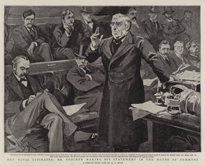 Námořní odhad, pan Goschen při svém prohlášení v Dolní sněmovně od Alexander Stuart Boyd
