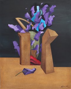 Fialová geometrická exploze