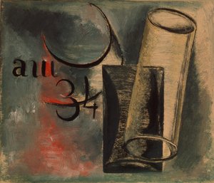 Kompozice s geometrickými těly, 1934 od Alexander Vasilyevich Shevchenko