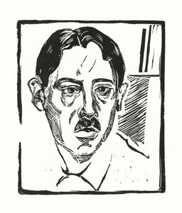 Autoportrét, 1919 od Alexander Vasilyevich Shevchenko