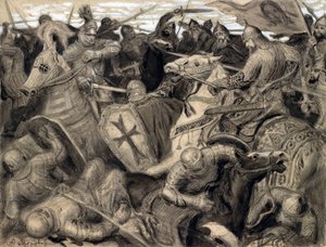 "Alexander Něvskij"" Scene de bataille a l