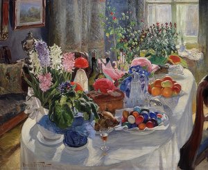 velikonoční stůl. 1915-16