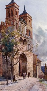 Puerta Del Cambron, Toledo (barevné lito)