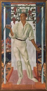 Portrét mexického umělce Roberto Montenegro Nervo 1887-1968, 1915