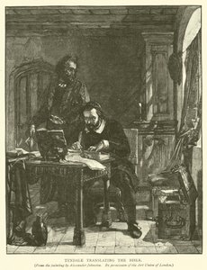 Tyndale překládá Bibli od Alexander after Johnston