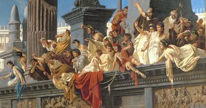 The Chariot Race, c.1882 (olej na plátně) (detail 201093)