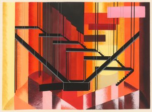 Scénický design z portfolia Décors de Théâtre, 1930. od Alexandra Alexandrowna Exter