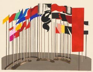 Scénický design z portfolia Décors de Théâtre, 1930. od Alexandra Alexandrowna Exter