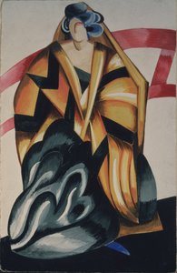 Mokrá sestra. Kostýmní návrh hry Romeo a Julie od W. Shakespeara, 1921