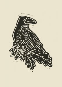 Grafika Raven Bloom od Alexandra Weise