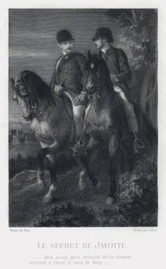 The Secret Of Javotte (rytina) od Alexandre (after) Bida