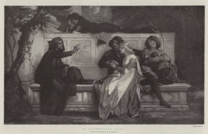 Florentský básník od Alexandre Cabanel