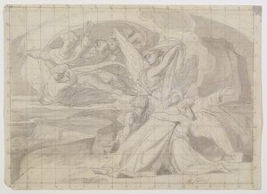 Smrt Mojžíše, 1851 (viz také 225067) od Alexandre Cabanel