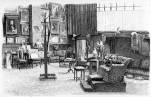 Studio, c1880-1882. od Alexandre Cabanel