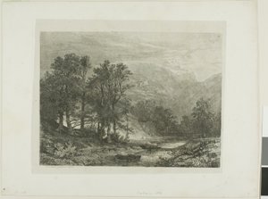 Alpská krajina od Alexandre Calame