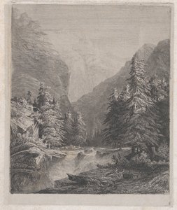Krajina, 19. století. od Alexandre Calame