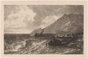 Ztroskotání na pobřeží od Alexandre Calame