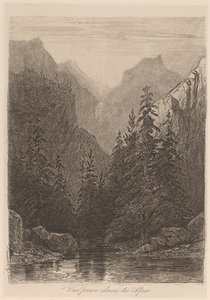 Pohled pořízený v Alpách od Alexandre Calame