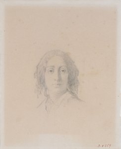 Portrét George Sandové. od Alexandre Damien Manceau