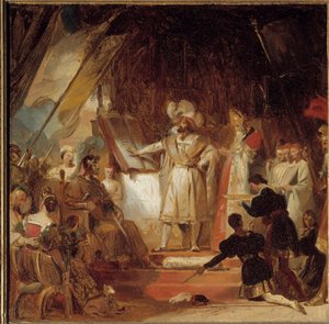 Zbraňový rytíř Francois I. od Bayarda (16. století). Dne 20. ledna 1515 jmenoval Francois I. Bayarda generálporučíkem Dauphiné. V Marignanu, večer vítězství, chtěl Francois I. převzít „rytířský řád z jeho ruky“. Takže další m od Alexandre Evariste Fragonard
