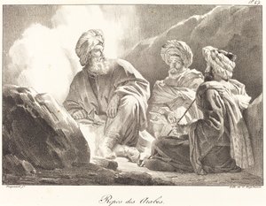 Zbytek Arabů od Alexandre Evariste Fragonard
