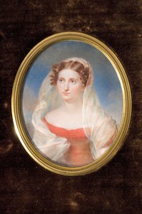Portrét hraběnky Dolly de Ficquelmont 1804-1863 od Alexandre François Louis Comte de Girardin