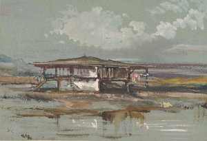 Dům v Turecku, 1820-60. od Alexandre Gabriel Decamps
