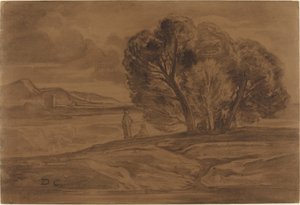 Orientální Krajina od Alexandre Gabriel Decamps