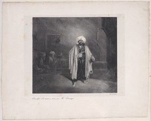 Stojící Turk, 1831. od Alexandre Gabriel Decamps