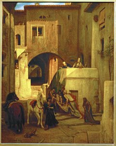 Dobrý Samaritán (malba na plátně)