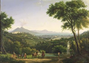 Pohled na Neapol z Capodimonte, 1813