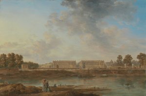 A View of Place Louis XV, c.1775-87 (olej na plátně)