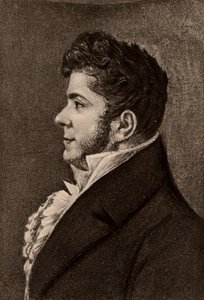 Portrét francouzského spisovatele Stendhala (litografie) od Alexandre Marie Longuet