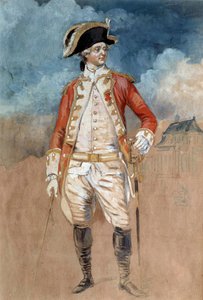 Celovečerní portrét Louise Stanislase Xaviera z Francie, hraběte z Provence (budoucího krále Ludvíka XVIII.) (1755-1824) Akvarel Alexandre Moitte (1750-1828) 18. století Amiens, Musee de Picardie od Alexandre Moitte