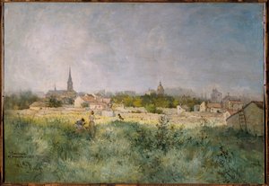 Vaugirardova kampaň v roce 1881 Obraz Alexandra Prevosta (19. století) Slunce. 0,46 x 0,65 m Paříž. Muzeum karnevalu od Alexandre Prevost