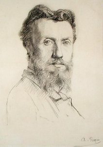 Autoportrét (tužka na papíře) od Alexandre Rapin