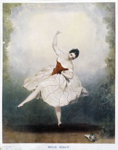 Klasický tanec: Miss Rosati v roce 1848 od Alexandre de Valentini
