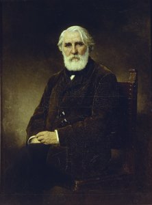 Portrét autora Ivana S. Turgeněva 1818-1883, 1875 od Alexei Alexeyevich Harlamov