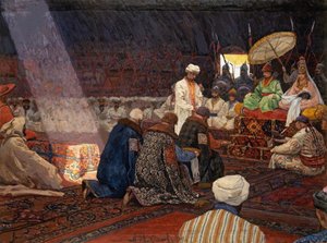 U Zlaté hordy, 1907 od Alexei Fedotovich Maximov