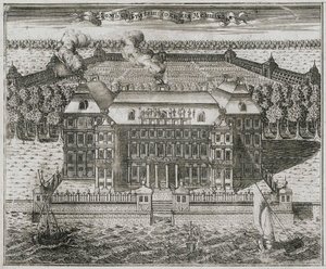 Sídlo prince Alexandra MenshikovaAlexander Danilovič Menshikov, 1717. od Alexei Ivanovich Rostovtsev