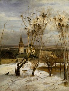 Věže se vrátily od Alexei Kondratievich Savrasov
