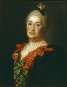 Portrét hraběnky Taťány Alexejevny Trubetské, 1761 od Alexei Petrovich Antropov