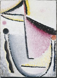 Abstraktní hlava: Zamyšlený, 1929-1930 od Alexej von Jawlensky