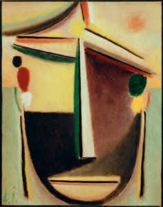 Abstraktní hlava od Alexej von Jawlensky
