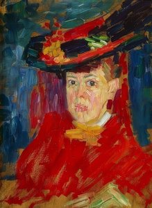 Portrét Marianne von Werefkin. Kolem roku 1906 od Alexej von Jawlensky