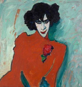 Portrét tanečníka Alexandra Sacharoffa od Alexej von Jawlensky